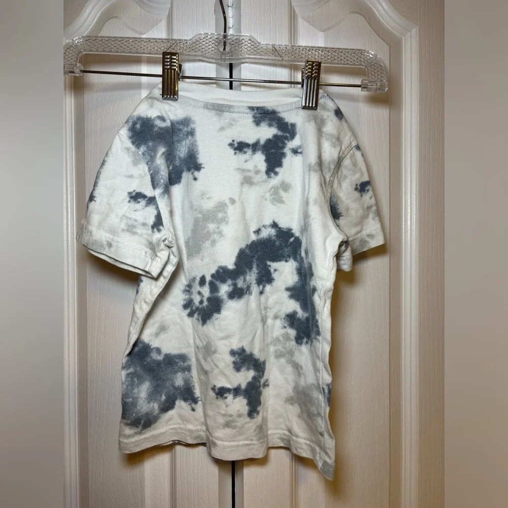 Tommy Hilfiger - Boys Toddler Kids T-Shirt Basic Casual Navy & White Tie-Dye - Picture 2 of 3
